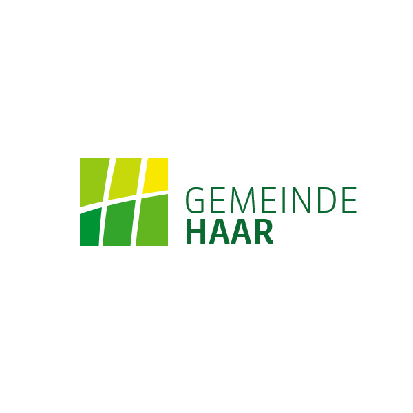 Logo Gemeinde Haar, grün und gelb
