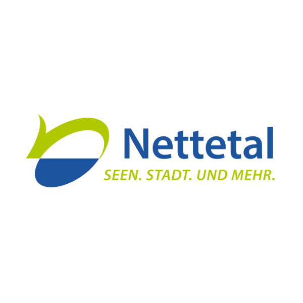 Logo Nettetal hellgrün, blau