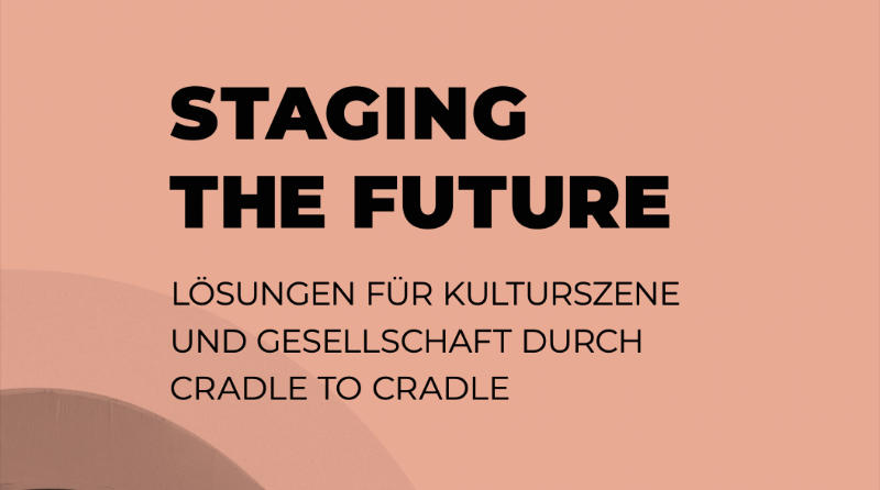 Deckblatt Report Staging the Future Schriftzug
