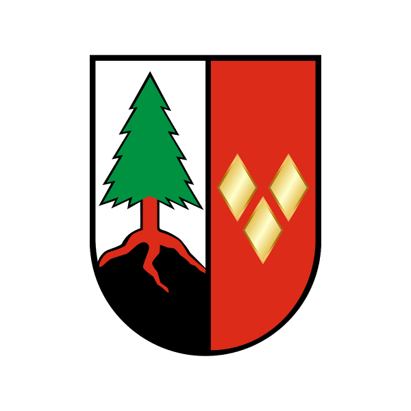Wappen Lüchow Dannenberg Baum und Rauten rot grün schwarz